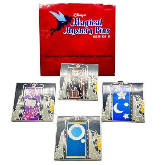 Disney Magical Mystery Pins Series 8 Set of 4 2015 - Picture 1 of 10